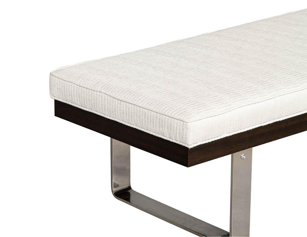 Canadian Custom Modern Upholstered Bench