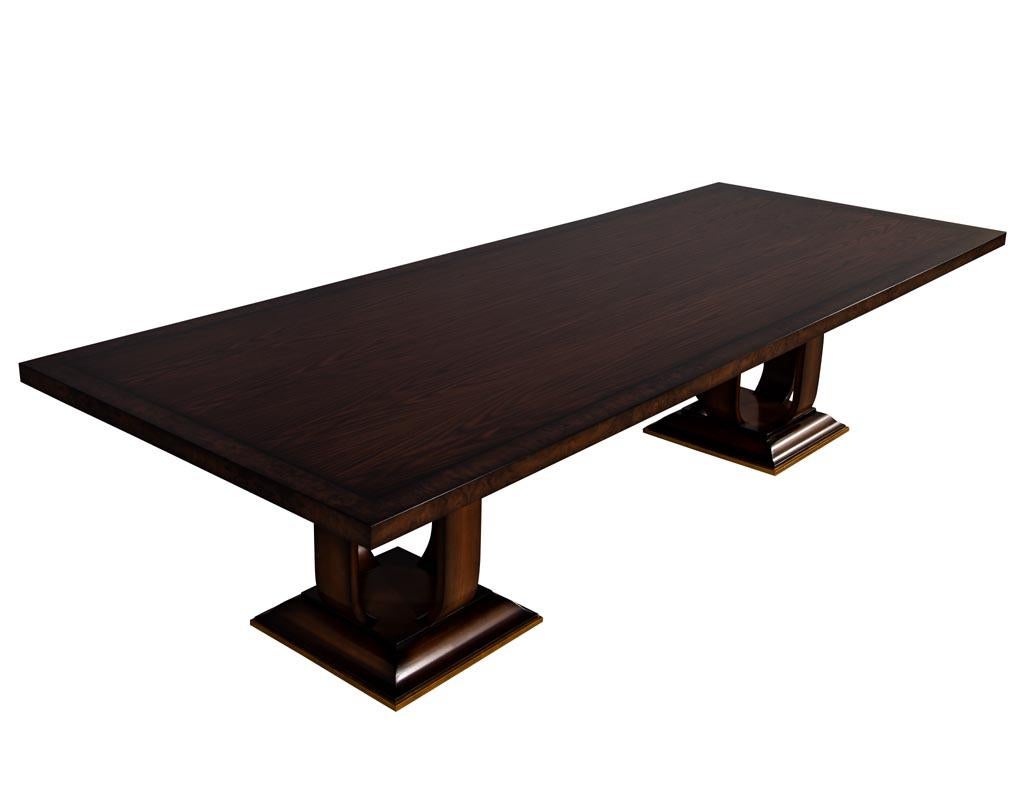 custom walnut dining table