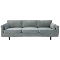 Custom Mohair Sofa by Carroll Beaupré Interiors