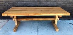 Custom Monkeypod Slab Dining Table