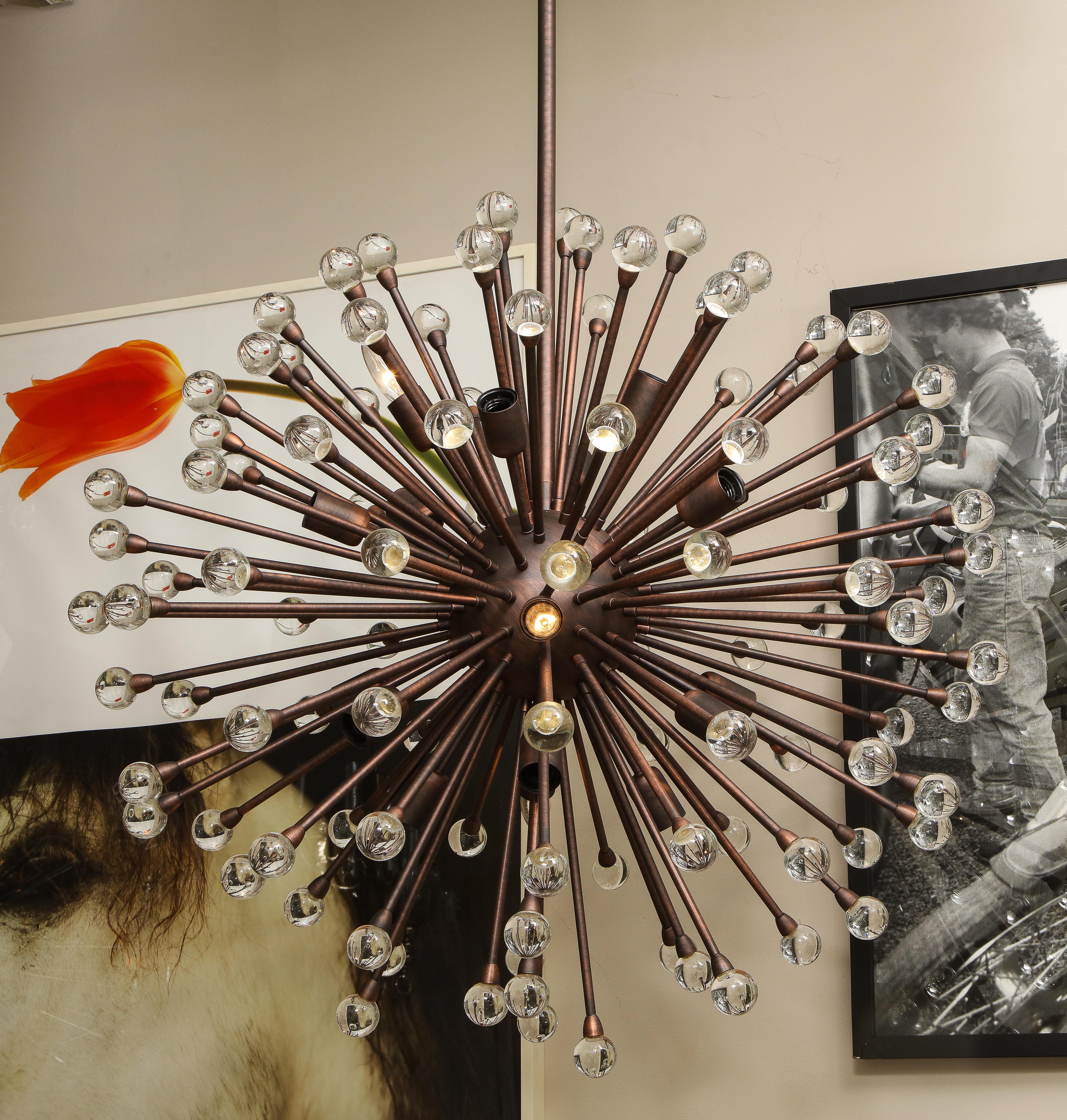 oil rubbed bronze sputnik chandelier