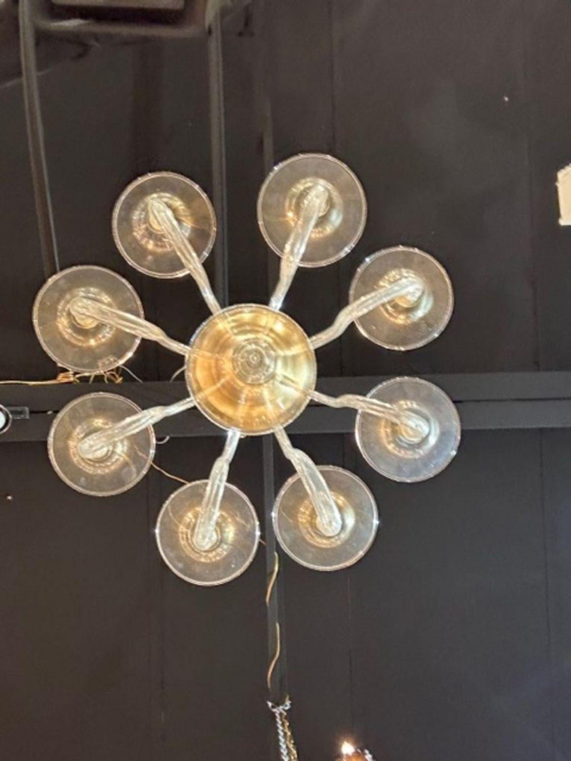 Vetro di Murano Lampadario personalizzato in vetro di Murano in vendita