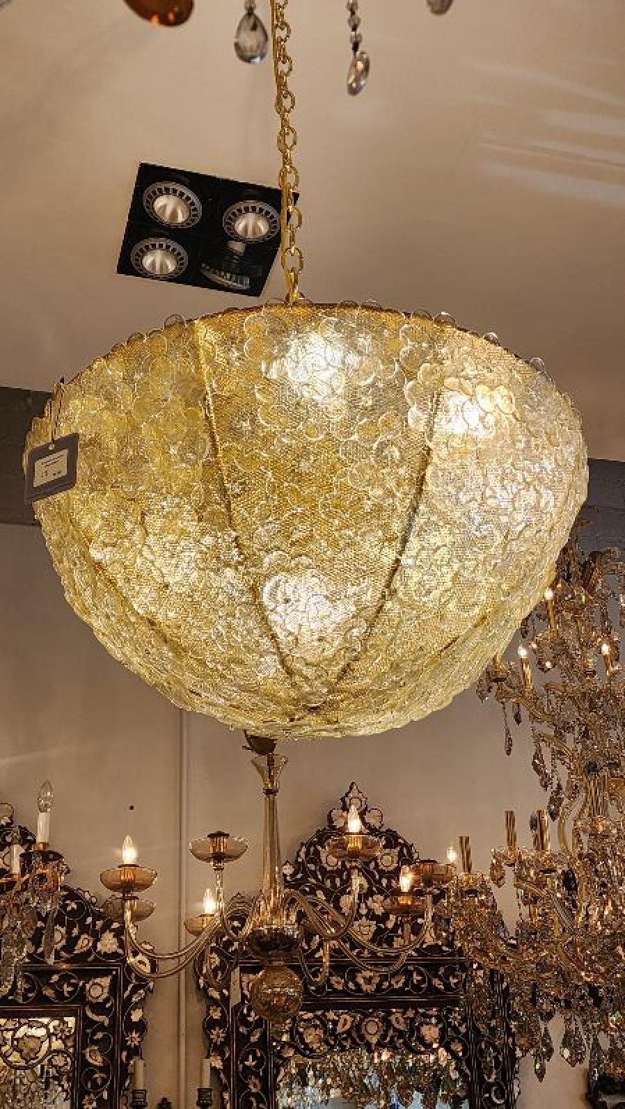Vetro artistico Lampadario personalizzato in stile Murano in vendita
