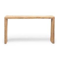 Custom Natural Reclaimed Waterfall Table