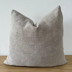 Almohada personalizada de lino natural lavado a la piedra con inserto de plumas de plumón