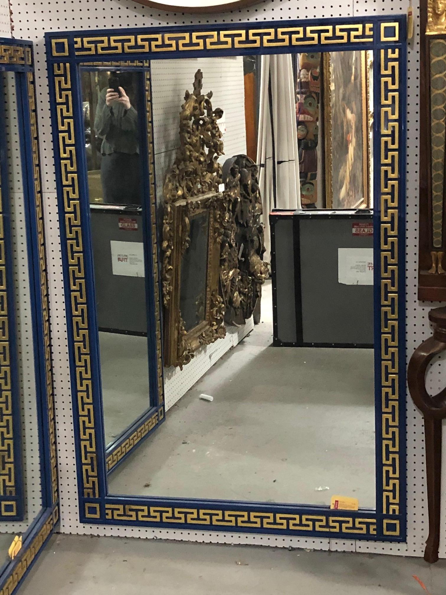 greek key wall mirror