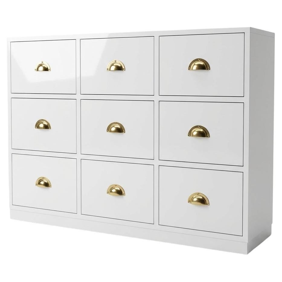 Custom Nine Drawer Cupboard