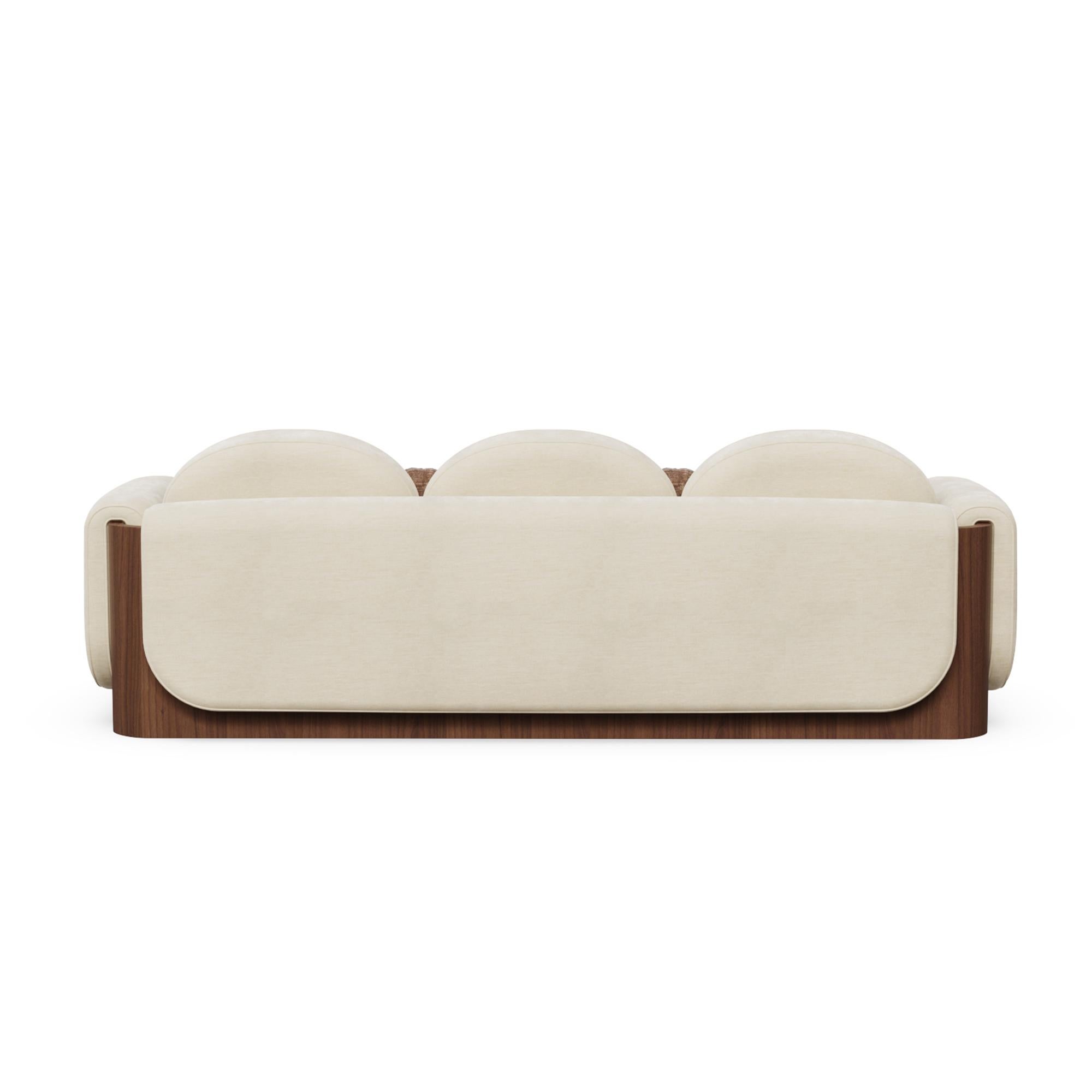 Noah Modular Sofa by Nolita Harbour is a masterpiece of modern design, combining flexibility and sophistication to suit any living space. This sofa is meticulously crafted to provide unparalleled comfort while allowing for customizable