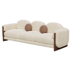 Noah Modulares Sektionssofa mit Nussbaum-Matte von Nolita Harbour