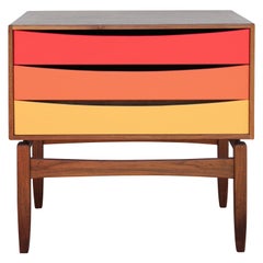 Custom Norm Stoeker Side Table or Nightstand Arne Vodder Danish Modern Style