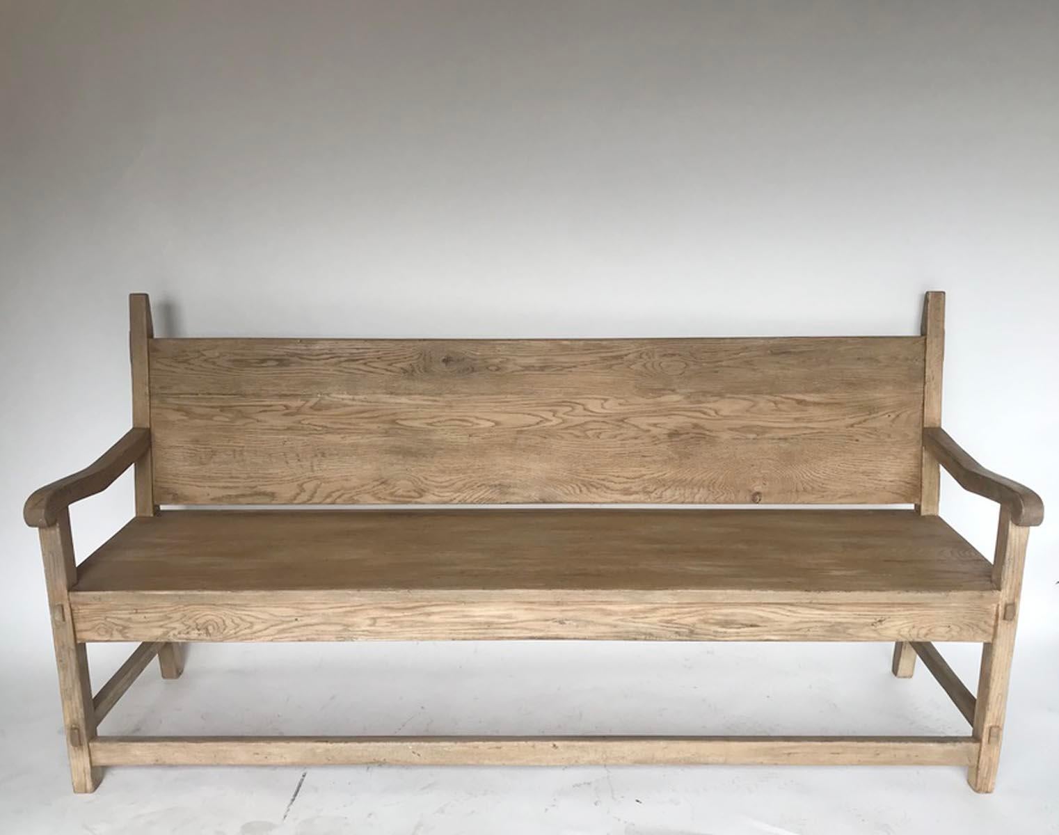 farmhouse benches with backs