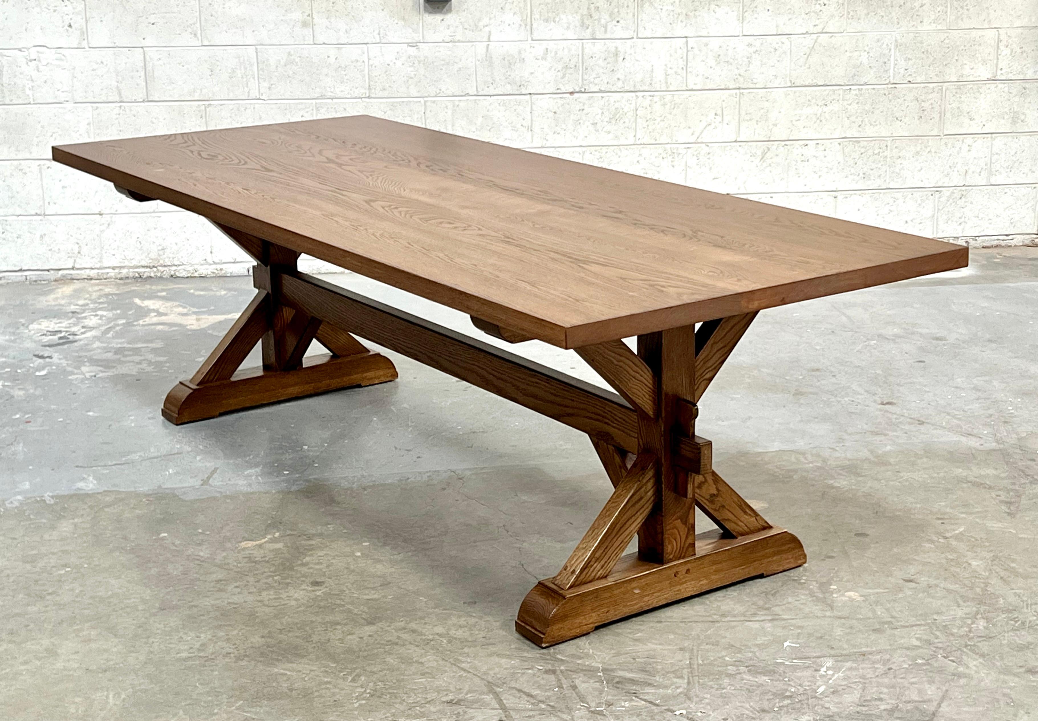 American Sofia Farm Table made from White Oak  For Sale