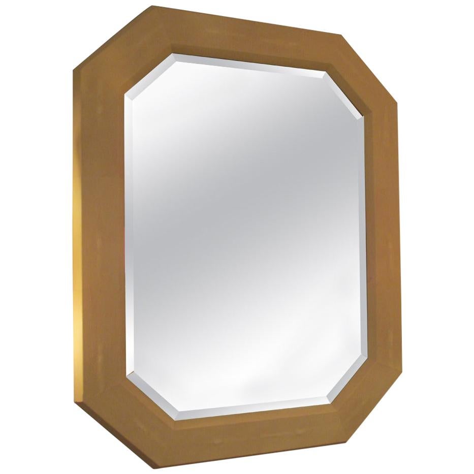Custom Octagonal Shagreen Mirror