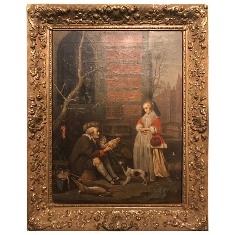 Custom offer - Set of four itmes

No. 1) 
19th century Historicism oil painting on Mahogany Plate L. Stiller
Oil painted on mahogany. Poliment gold-plated frame. Three gentlemen sitting at the table smoking a pipe. According to previous owners,