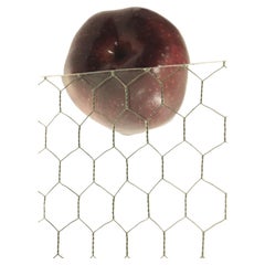 Used Custom Order 1920s Clear Industrial Chicken Wire Glass, Large Sheets Available