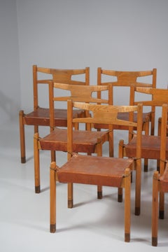 Custom Order Chairs, 12 pieces, Aarne Ervi, Keravan Puuteollisuus Oy, 1949