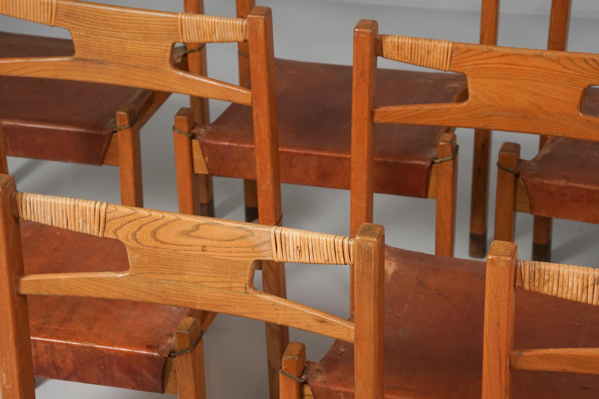 Custom Order Chairs, 12 pieces, Aarne Ervi, Keravan Puuteollisuus Oy, 1949 (Finnisch) im Angebot