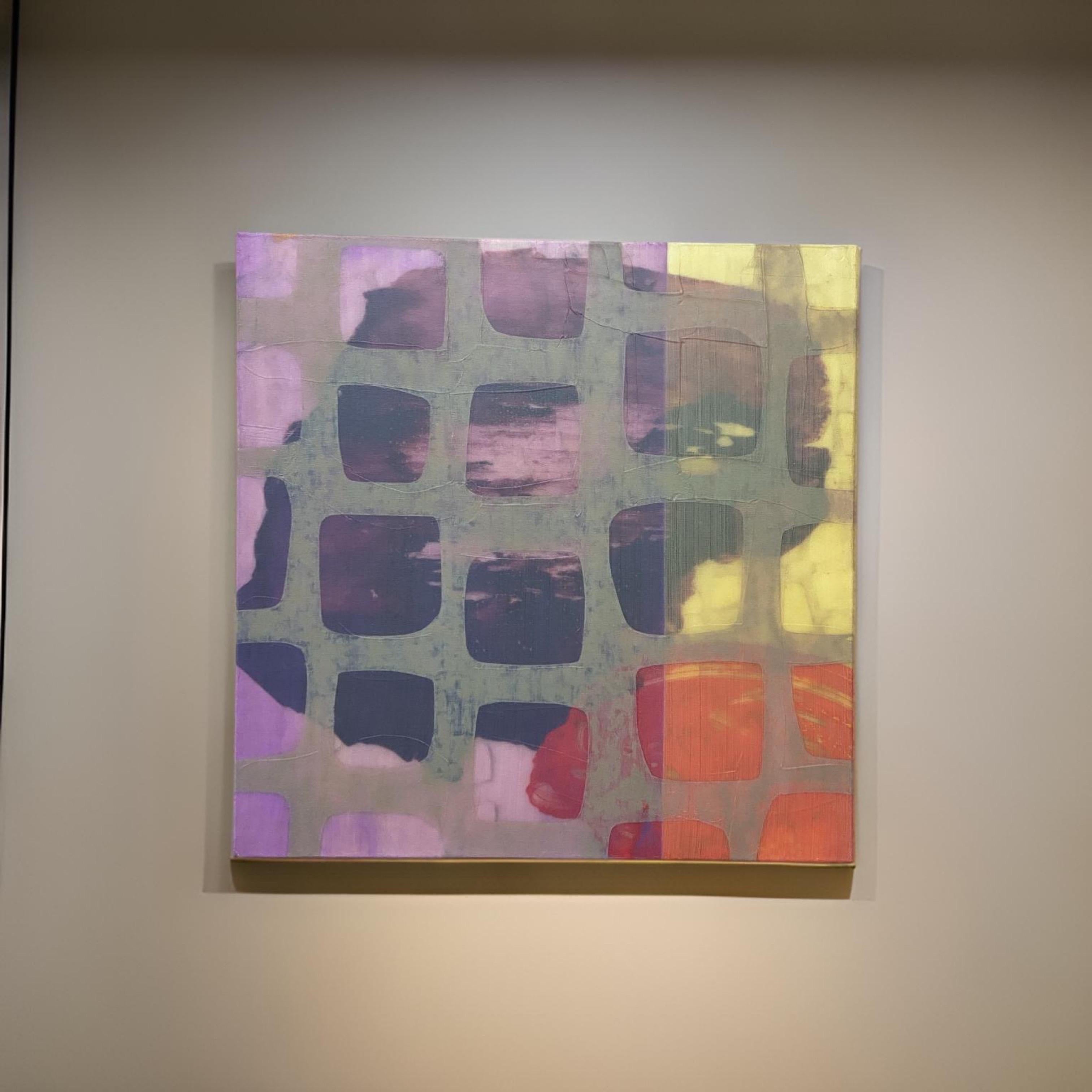 Custom Order Contemporary Triptychon Textured Giclée Canvas Modern Art 3 Pc Set im Zustand „Gut“ im Angebot in Palm Springs, CA