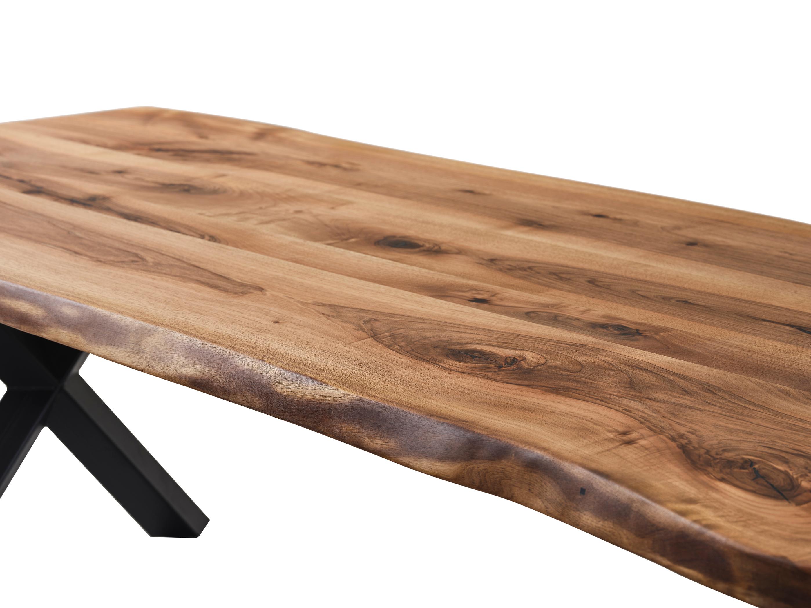 Custom Order Dining Table - Handmade Solid Wood Table - Kitchen Walnut Table For Sale 1