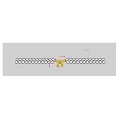 Custom Order — Double-Strand Akoya Pearl & Diamond Pavé Bow Bracelet