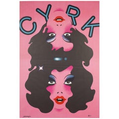 Custom Order - Final Payment on 1974 Polish CYRK Circus Poster, Conjoined Girls