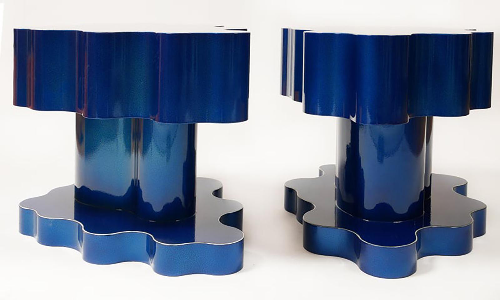 

Custom Order Final Payment for 1 of 2 Bert Furnari Blue Studio Side Tables

This is a custom order for one pair of Bert Furnari Studio one-of-a-kind, free-form powder-coated aluminum pedestal style side tables with a signature 'bespoke ink blue