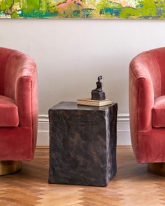 Custom order for Jeremiah 2qty Manhattan Cube, Verdigris/Bronze Patina