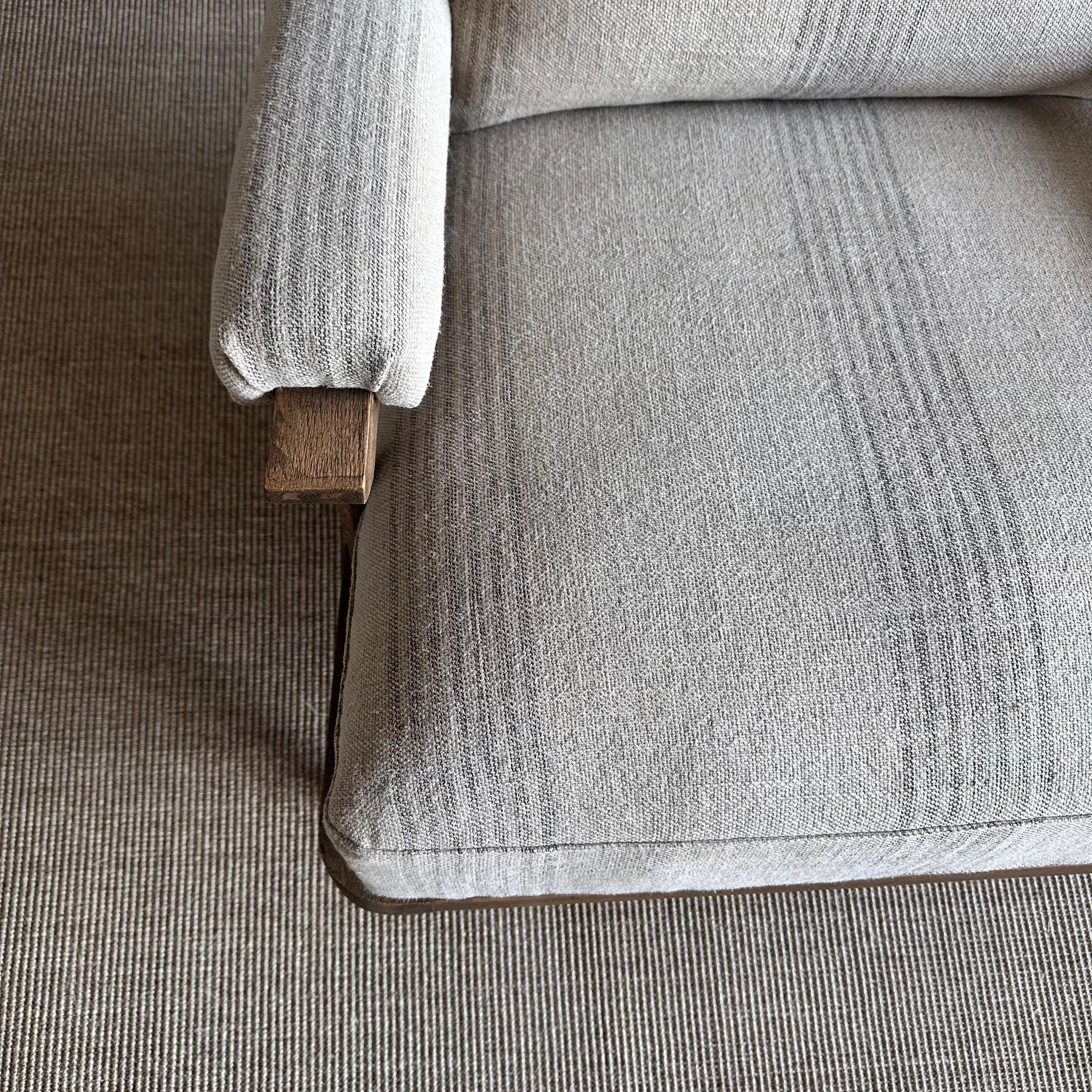 Ordine personalizzato per la sedia e l'ottomana in rovere massiccio Frances di KS Design COM In condizioni Nuovo in vendita a Old Town Orange, CA