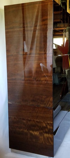 Custom Ordered Mahogany Dry Bar / Credenza 1975