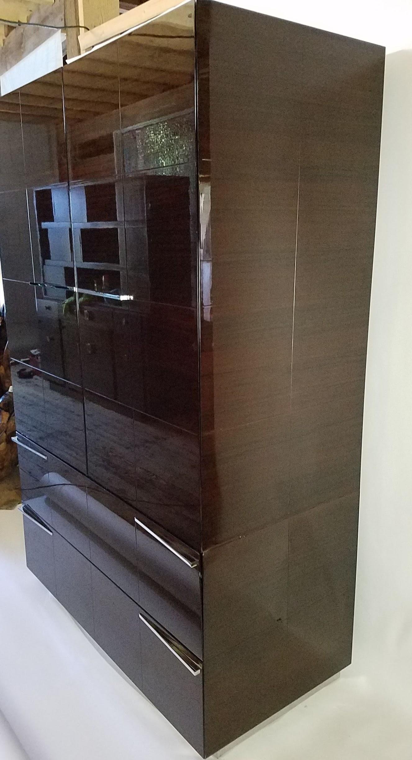 Barra Seca / Credenza de Caoba Encargada a Medida 1975 Moderno de mediados de siglo en venta
