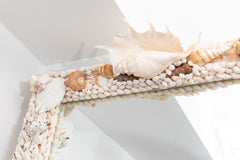 Custom Organic Shell-Encrusted  Mirror