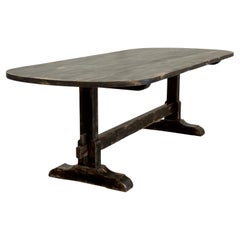 Maßgefertigter bemalter Evy Trestle-Tisch, auf Bestellung gefertigt von Petersen Antiques