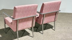 Custom Pair of Mid Century Lounge Chairs