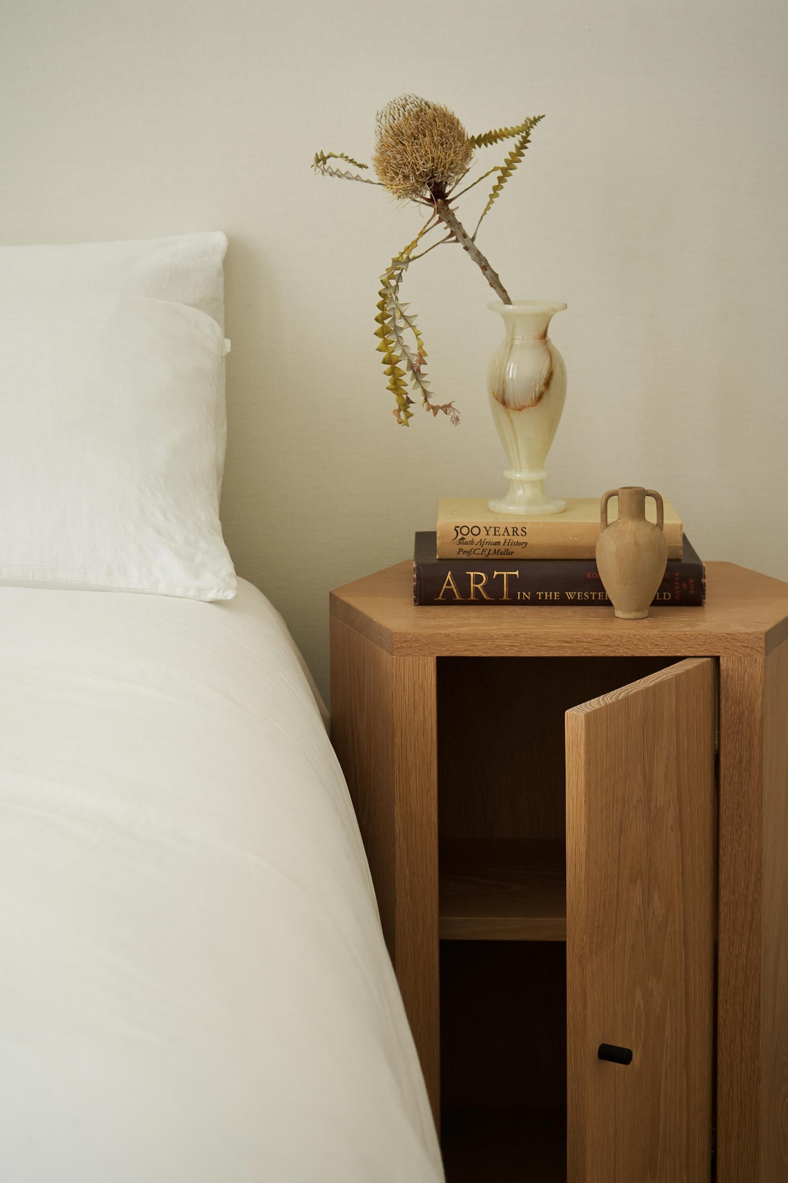 South African Custom Pair of Park Night Stands in Oiled Oak 27