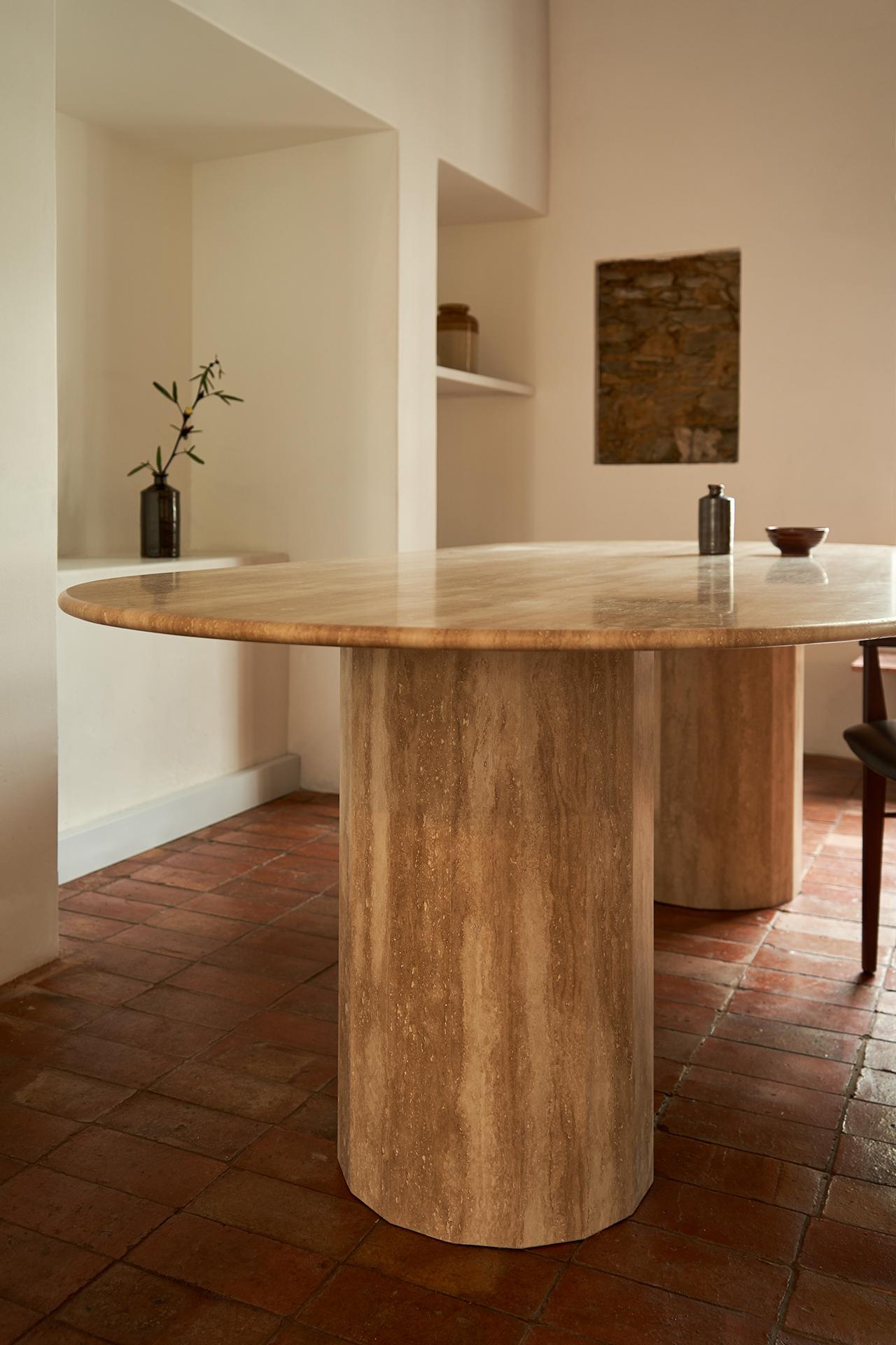 Mesa de Comedor Ovalada Palladiana a Medida 210cm/82,67