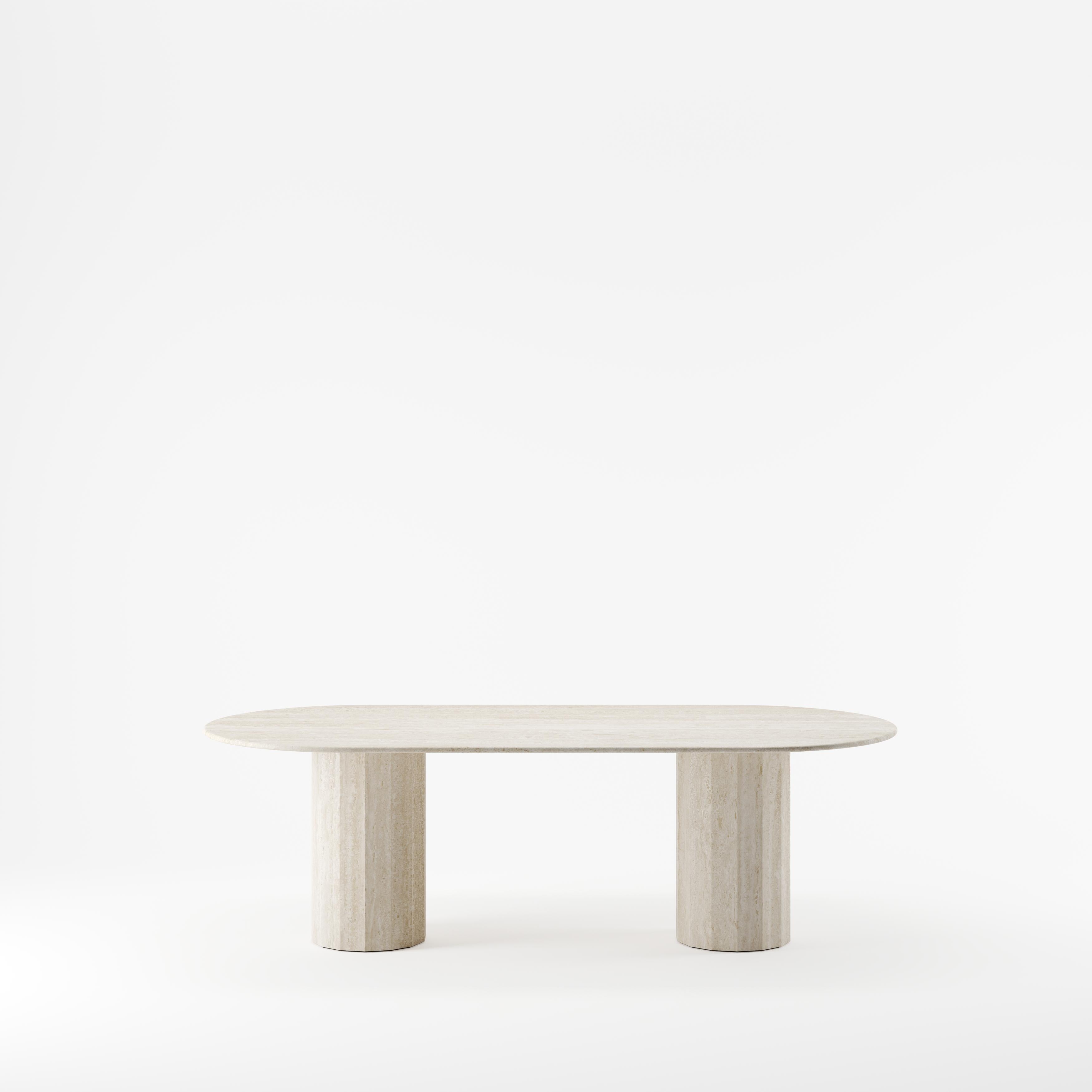 Mesa de Comedor Ovalada Palladiana a Medida 210cm/82,67