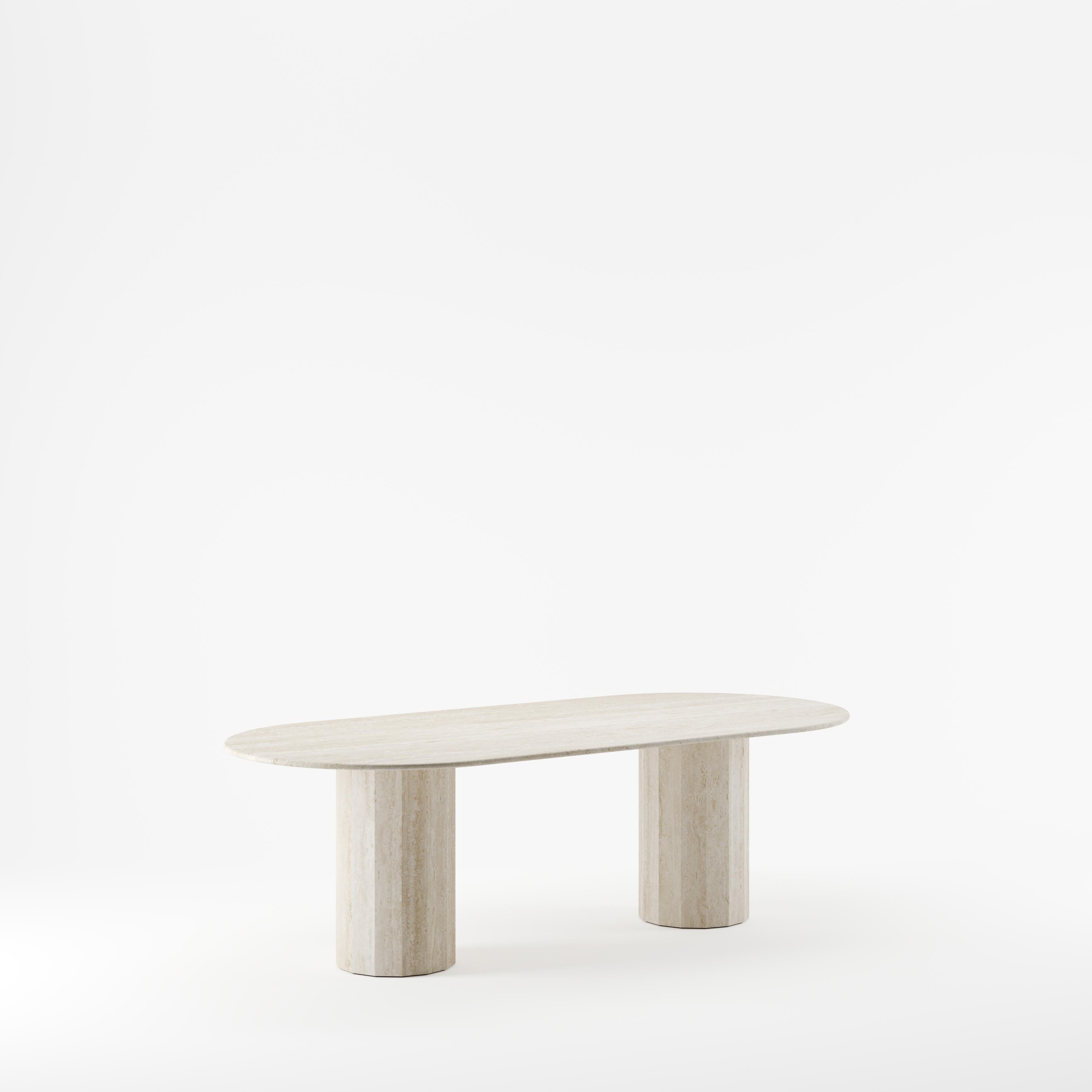 Mesa de Comedor Ovalada Palladiana a Medida 210cm/82,67