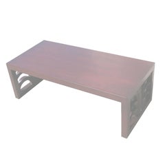 Custom Palm Leaf Coffee Table by T.H. Robsjohn-Gibbings for Widdicomb circa 1948