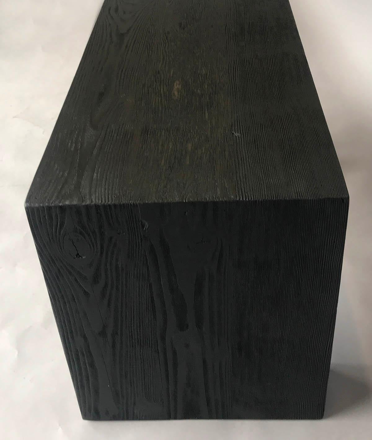 Organic Modern Custom Parsons Cocktail Table/Side Table in Douglas Fir by Dos Gallos Studio