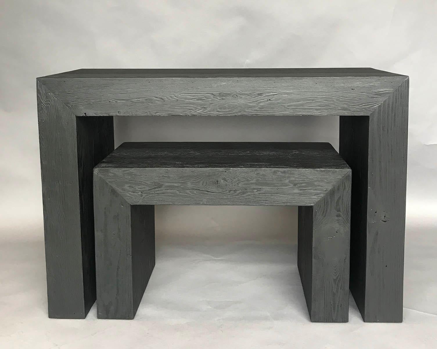 Custom Parsons  Wood Console by Dos Gallos For Sale 2