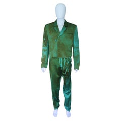 Traje verde a medida de Patricio Campillo «The Pack»
