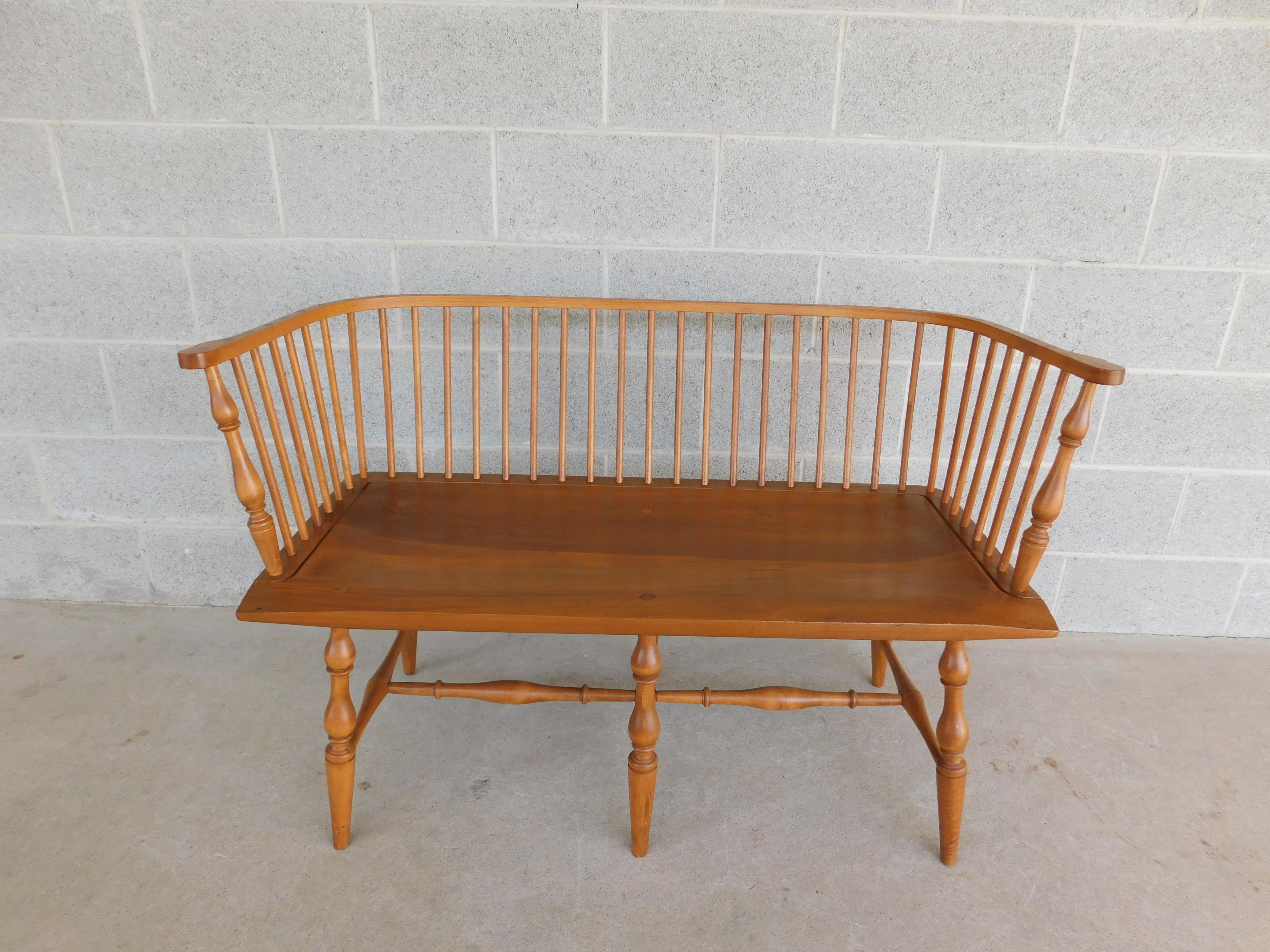 low back settee bench