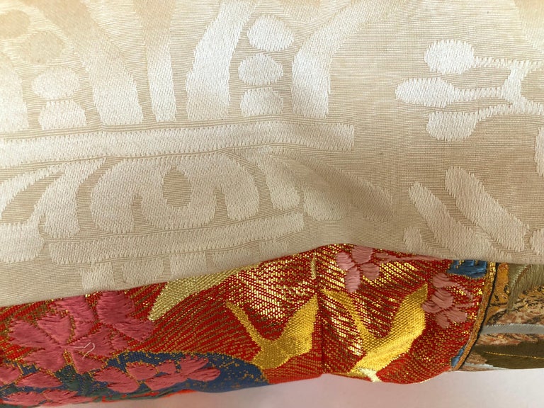 Custom Pillow by Maison Suzanne Cut from a Japanese Silk Wedding Kimono ...