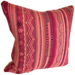 Custom Pillow by Maison Suzanne Cut from a Vintage Wool Moroccan Berber Rug