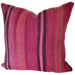 Custom Pillow by Maison Suzanne Cut from a Vintage Moroccan Wool Berber Rug