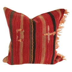 Custom Pillow by Maison Suzanne Cut from a Vintage Moroccan Wool Berber Rug