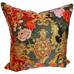 Custom Pillow by Maison Suzanne Cut from a Vintage Silk Japanese Uchikake Kimono
