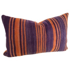 Custom Pillow by Maison Suzanne Cut from a Vintage Wool Moroccan Berber Rug