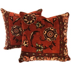 Custom Pillows by Maison Suzanne, Cut from a Vintage Mohair Textile, Netherlands
