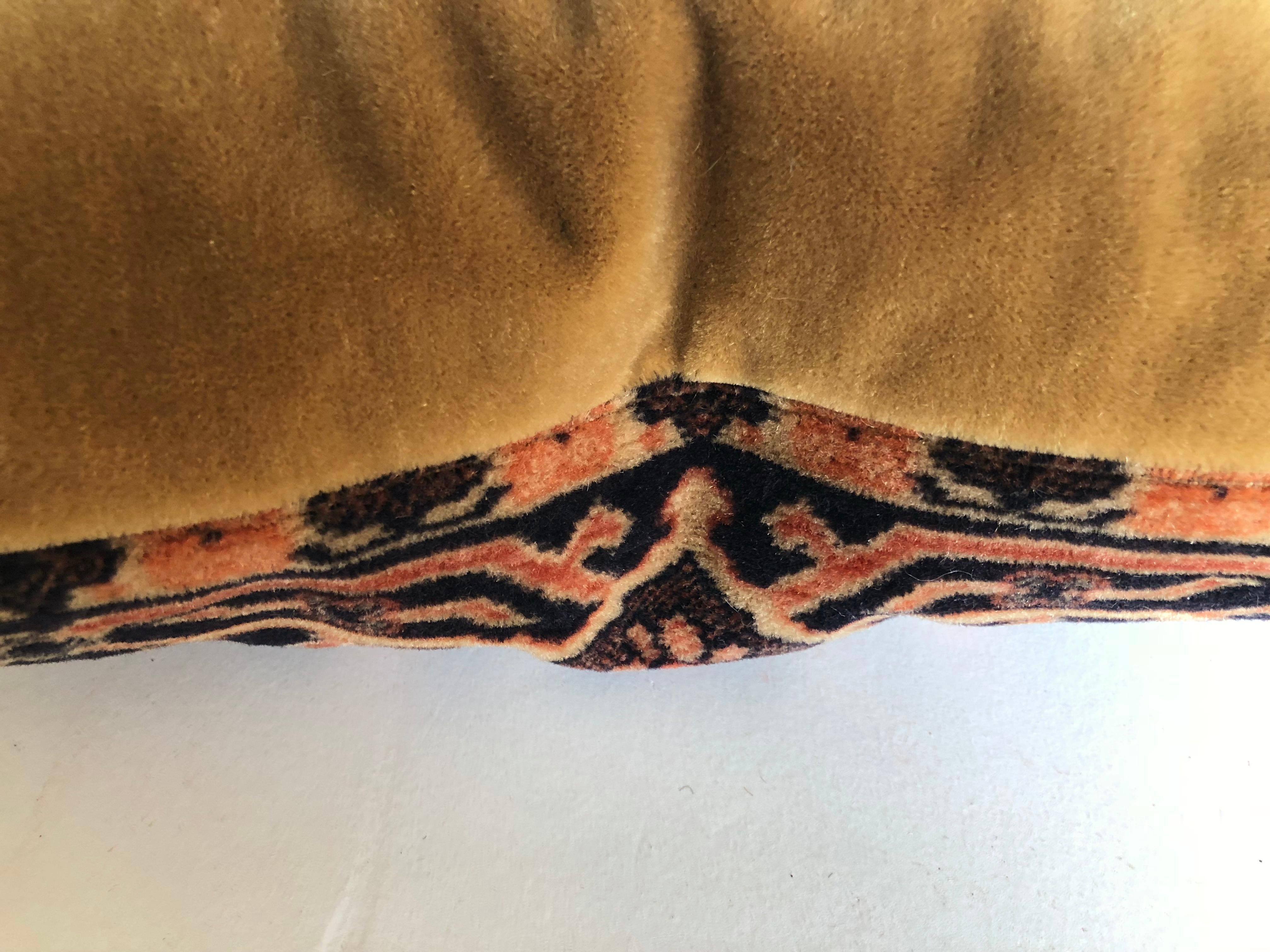 20th Century Custom Pillows by Maison Suzanne Cut From an Antique Mohair Textile, Netherlands For Sale
